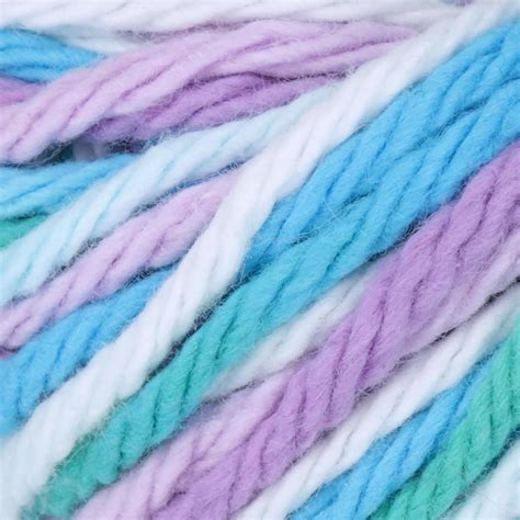 Lily Sugar 'n Cream 2316 Beach Ball Blue Ombre 14 ounce or 400 gram ball. 100% Cotton.